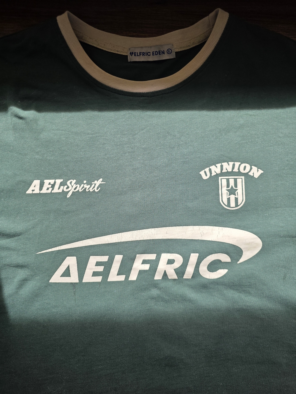 Aelfric Eden Men's Green Logo Crew Neck T-Shirt